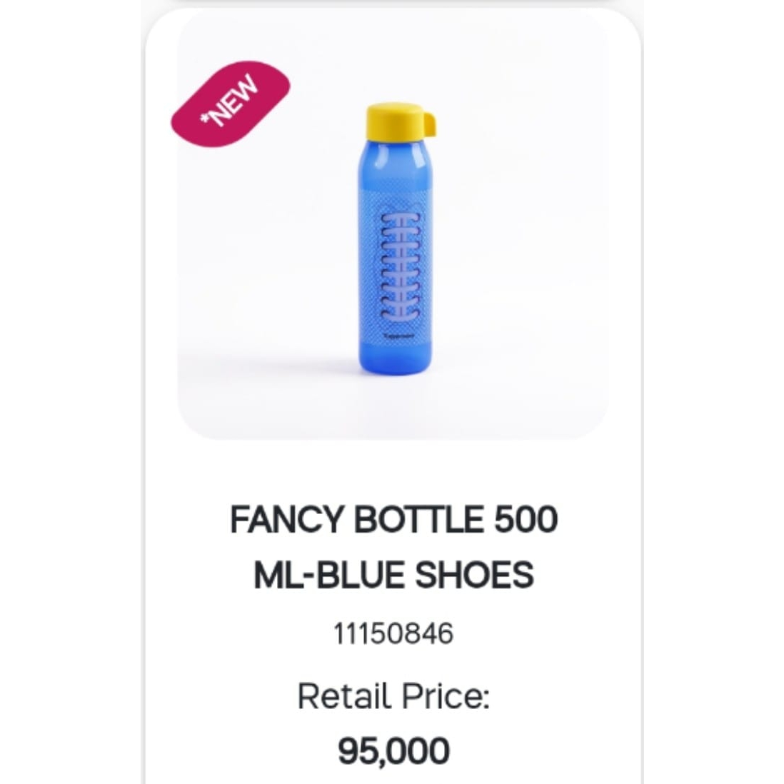 Fancy Bottle 500ML Tupperware
