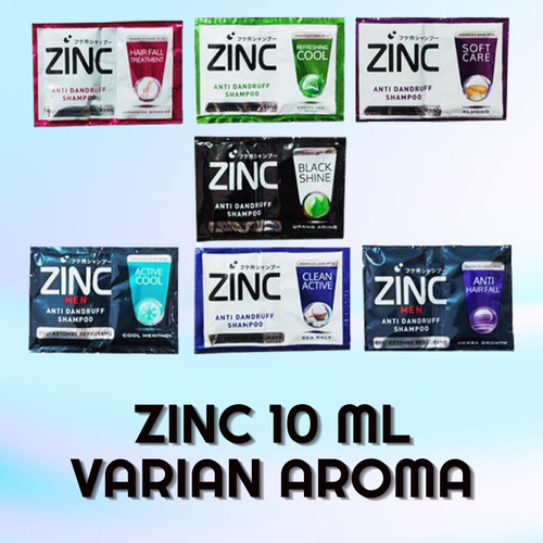 ZINC SHAMPOO RENCENG isi 12 x 10ml