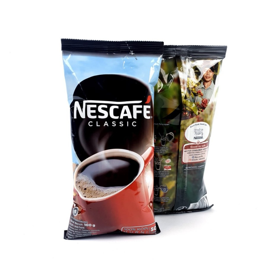 

Nescafe Classic Bag 100g 100% Kopi Robusta