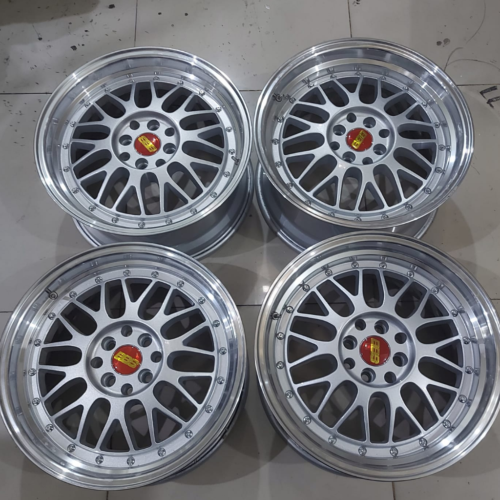 Velg Racing Mobil Celong Pelek BBS LM Ring 17 Lebar 7,5 / 8,5 Lubang 4 x 100 / 4 x 114,3 Offset 35/3