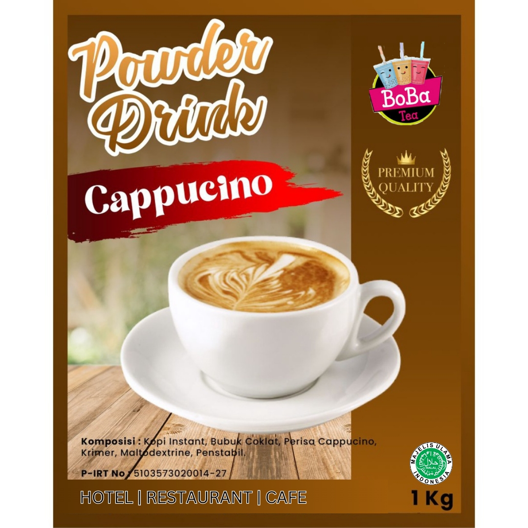 [1kg Premium] Bubuk Minuman Rasa Cappucino 1 KG