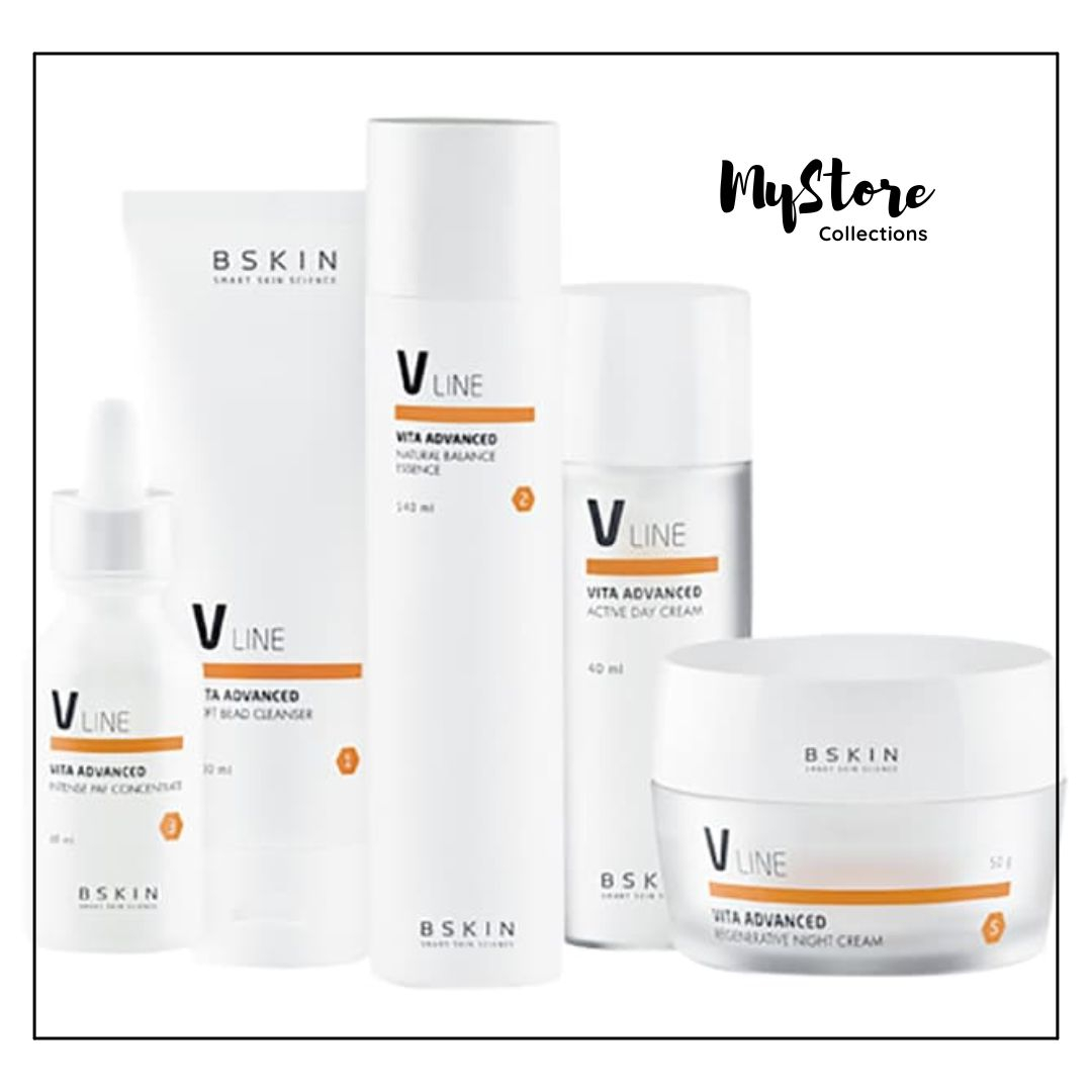 (Original) V LINE - Vita Advanced BSKIN HDI Original 100% ( Soft Bead Cleanser, Natural Balance