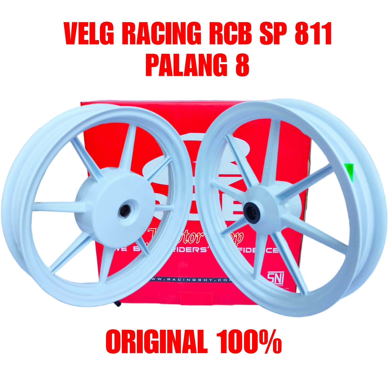 VELG RACING RCB SP811 VARIO 110 125 150 BEAT SCOOPY GENIO SPACY PALANG 8 - VELG RACING PALANG 8 VARIO 110 125 150 SCOOPY GENIO BEAT SPACY RCB  SP811 SP 811