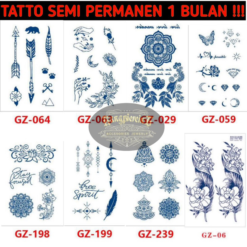 tatto temporary 1 bulan old school terlariss // tatto old skull temporer 1 bulan