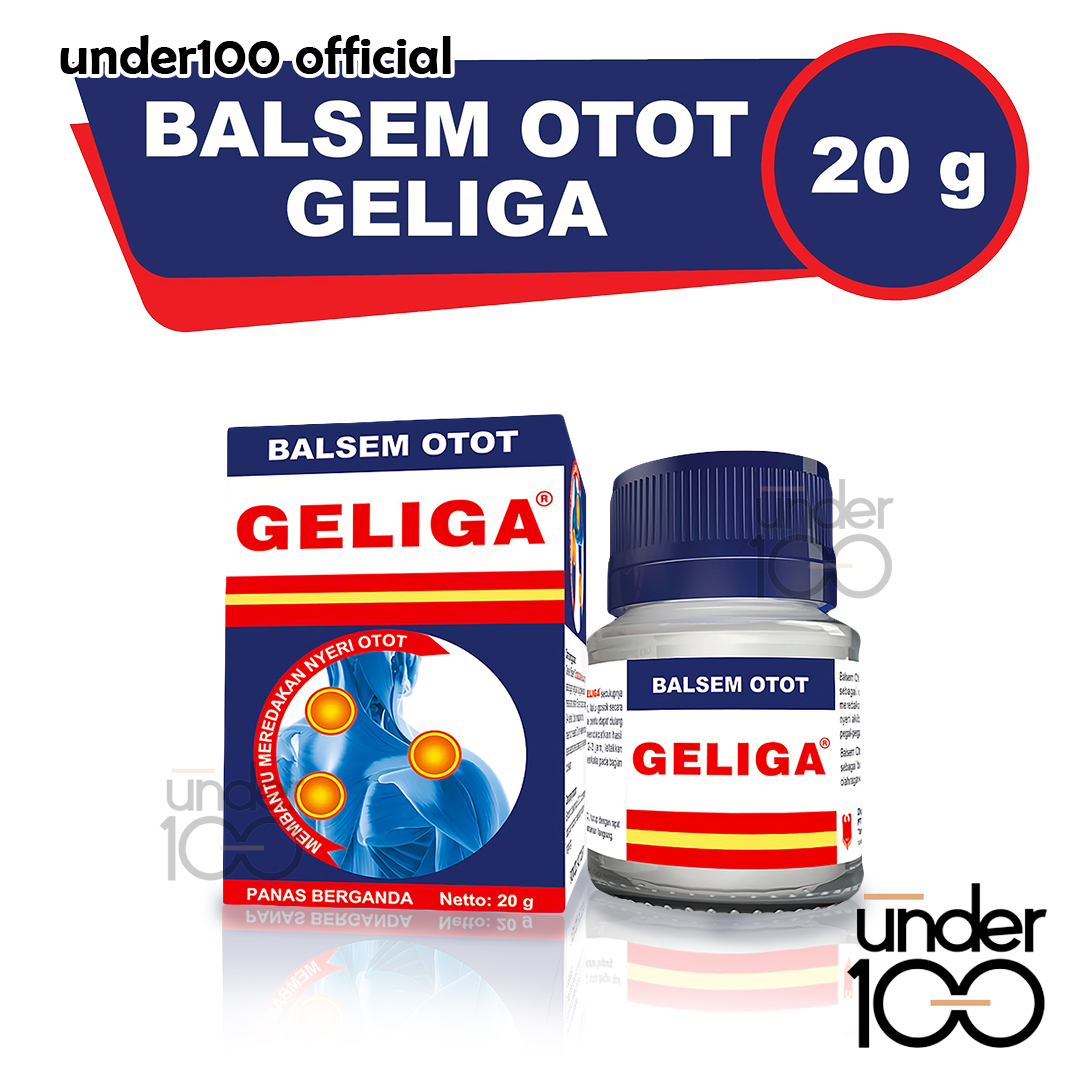 ❤ Under100 ❤ Geliga 20g Cap Lang Balsem Balsam Nyeri Otot Panas Berganda 20 Caplang
