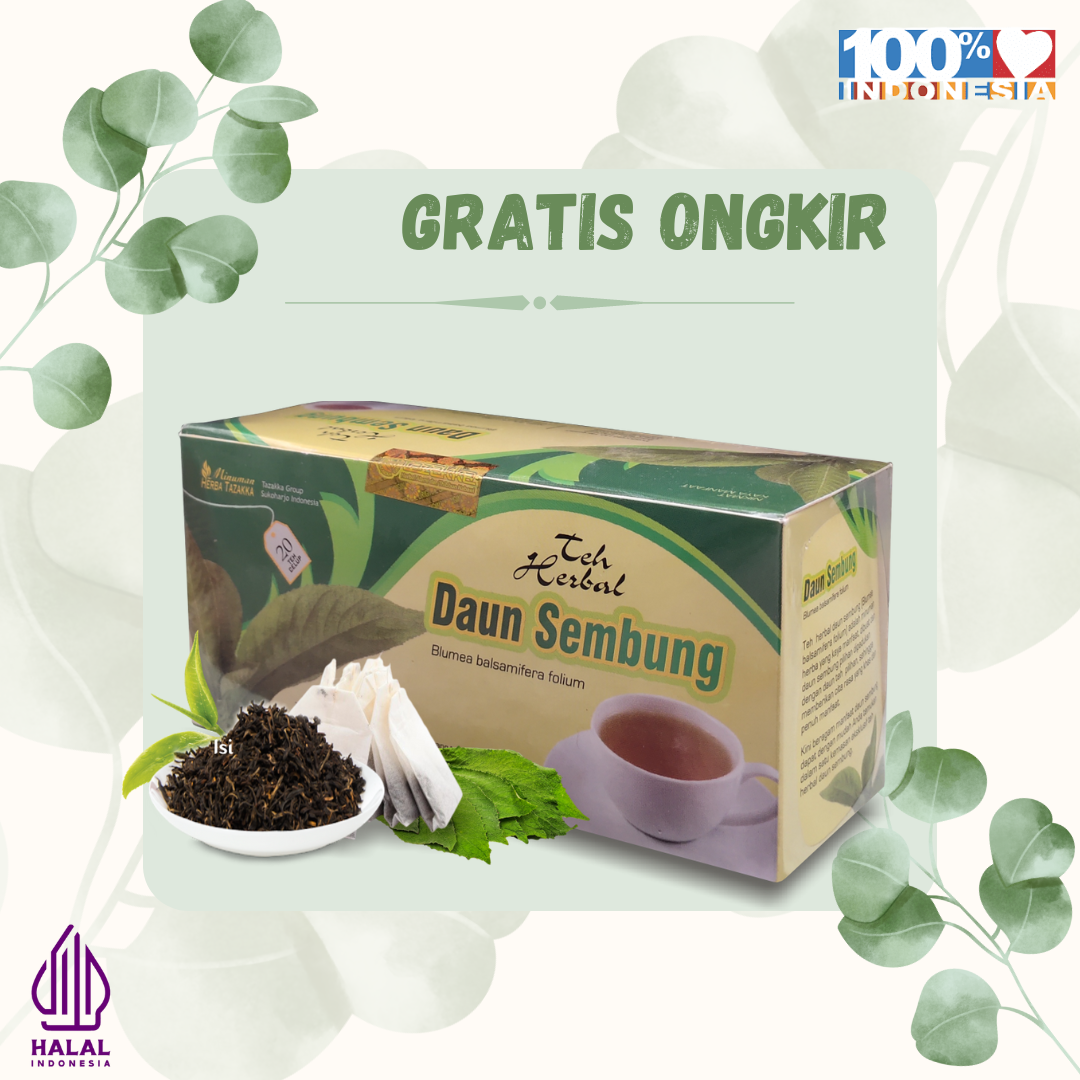 

Teh Celup Daun Sembung Asli Tazakka isi 20 kantong Kaya Manfaatnya Multimanfaat Minuman Teh Kesehatan Halal Bpom ORIGINAL