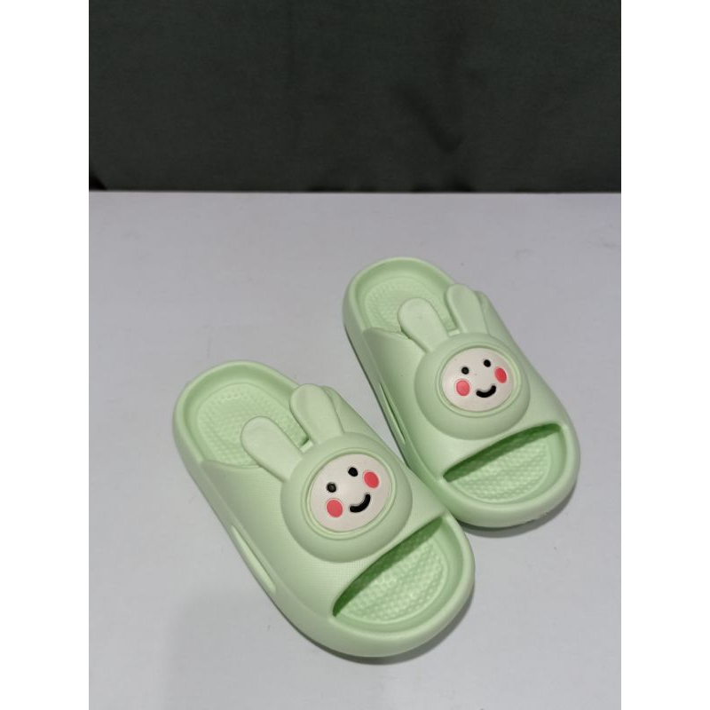 (COD) Sandal Selop Karet Anak BUNNY/ Sandal Selop Anak Perempuan motif Bonek size 24-29