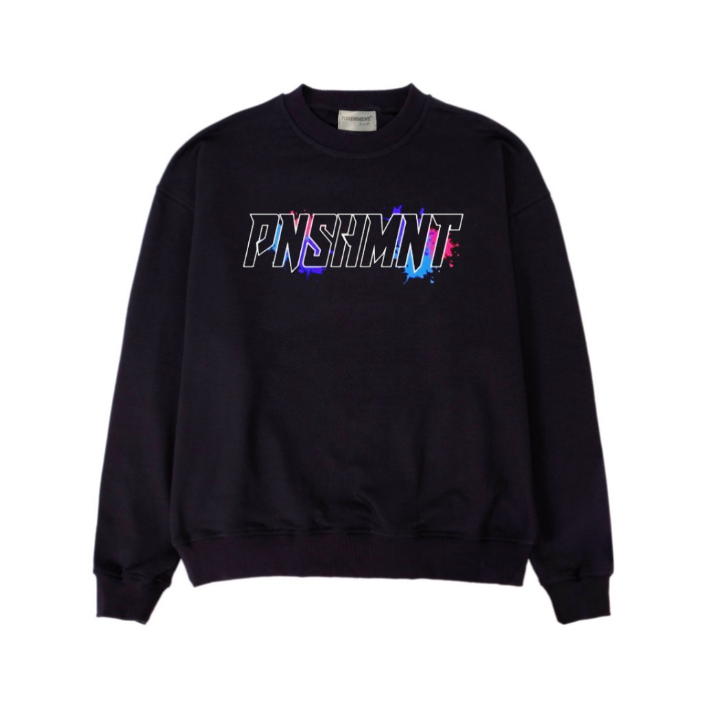 PATIENT Crewneck Oversize Black Punishemnt Terlaris - Sweater Black Oversize Tedy Bear