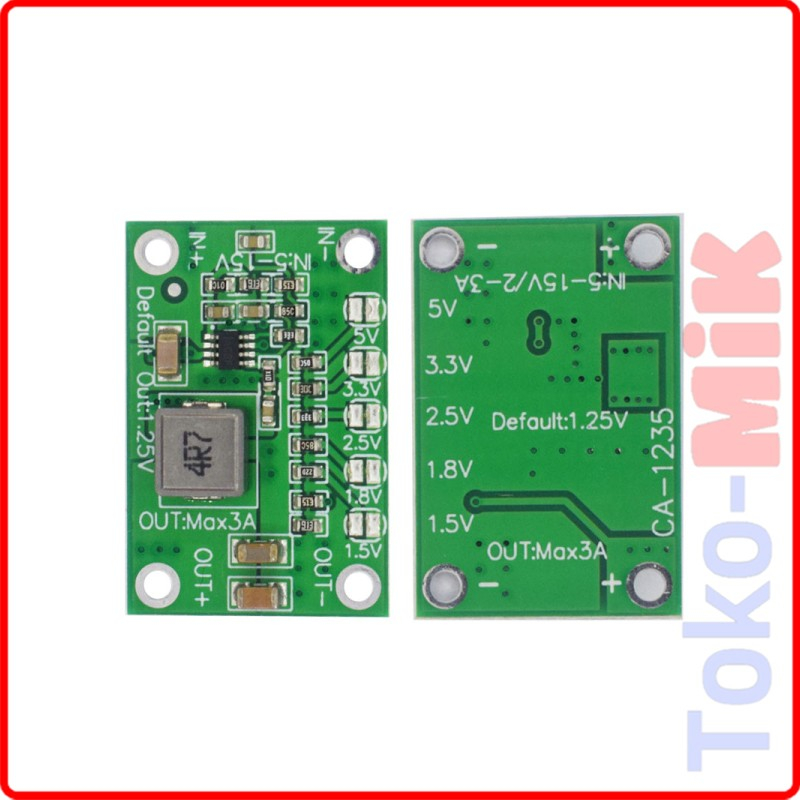 DC-DC Step Down Converter Out 1.5V 1.8V 2.5V 3.3V 5V 3A CA-1235 MP1495
