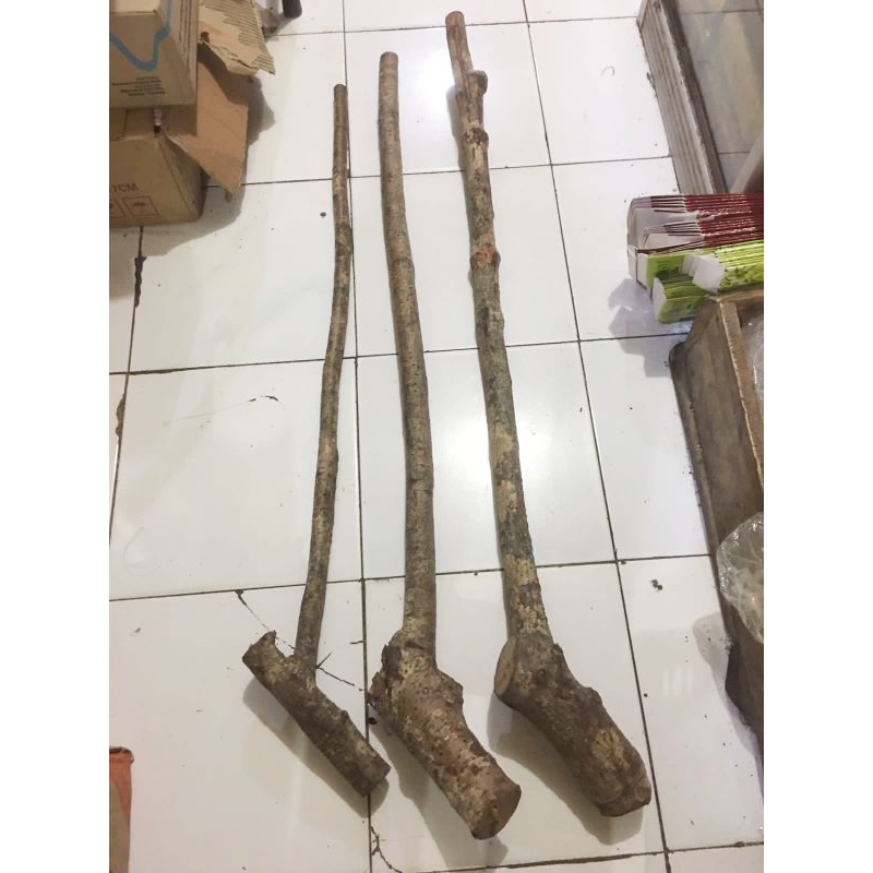 kayu Kaboa asli tongkat 1 meter