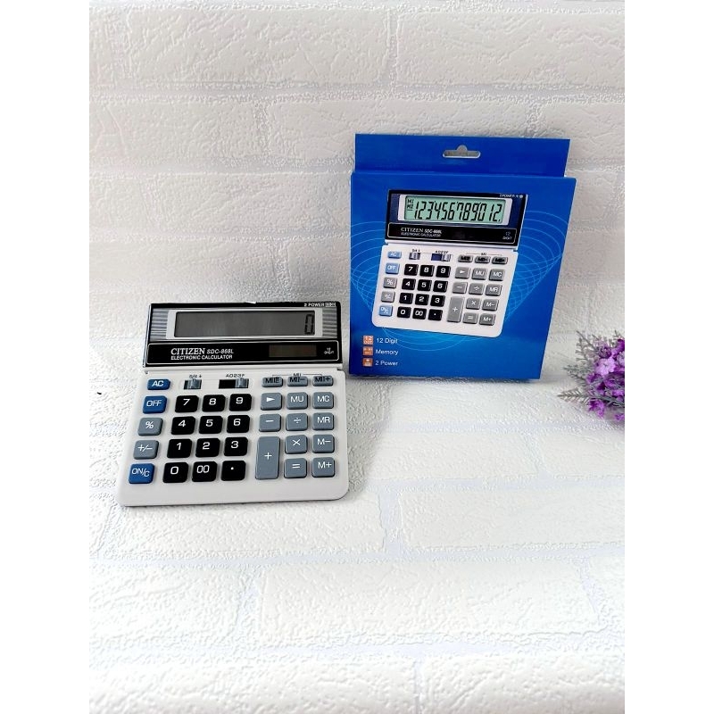

Zyd KALKULATOR CITIZEN SDC-868L 12 DIGIT / CALCULATOR CITIZEN