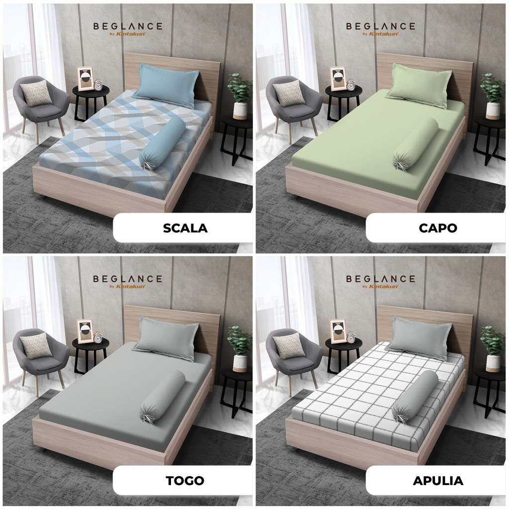 Kintakun Beglance Sprei Single Size Microtex Premium Uk.120x200x30 Cm