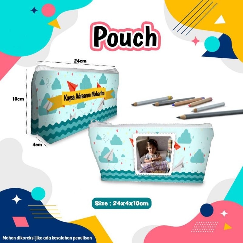 

Pouch Custom Foto, Nama, Gambar dll / Wadah Serbaguna / Kotak Pensil / Wadah Pensil/ Pouch Souvenir/ Pouch Serbaguna