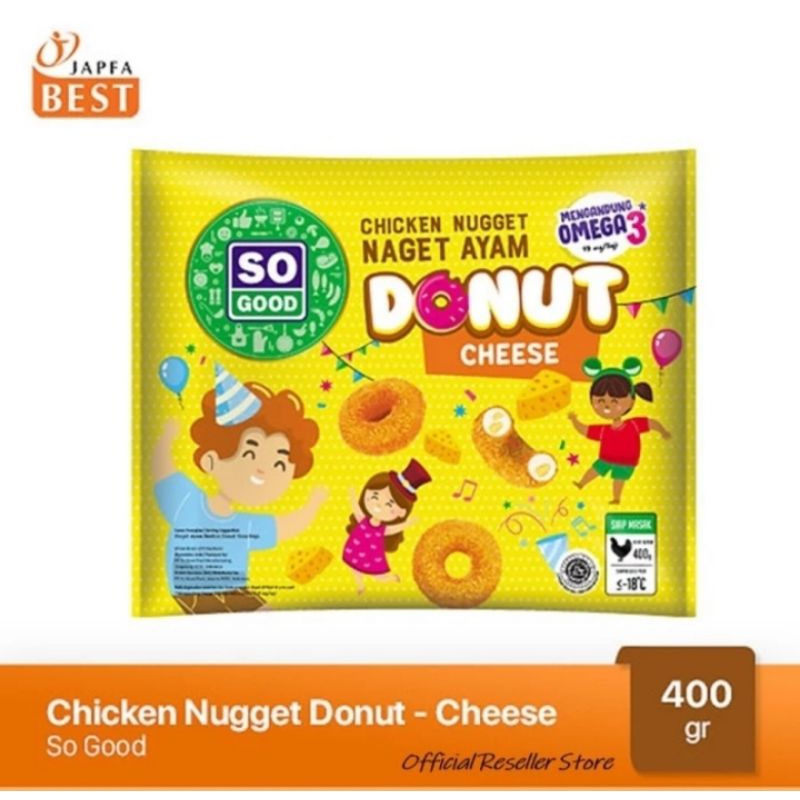 SO GOOD Chicken Nugget Donut Cheese 400Gr