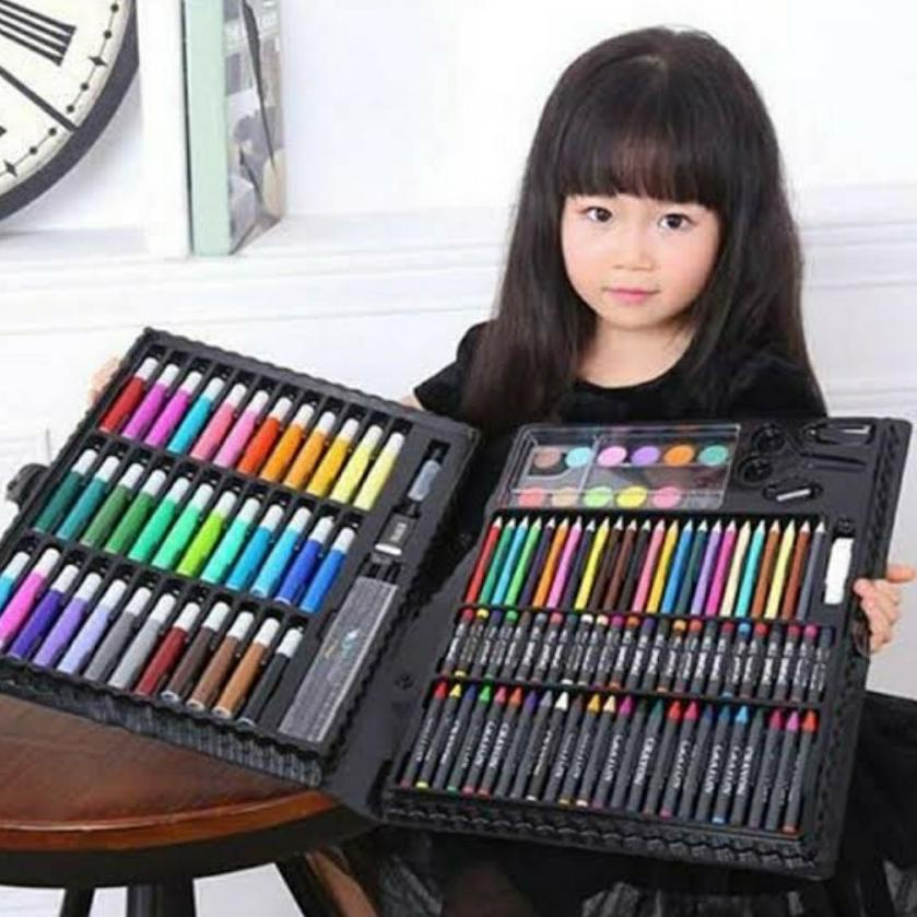 

CRAYON SET 150 PCS PENSIL WARNA ALAT LUKIS viral ES/MG