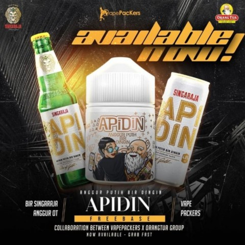 Liquid Frebase Apidin 60ML Authentic By VapePackers X OrangTua