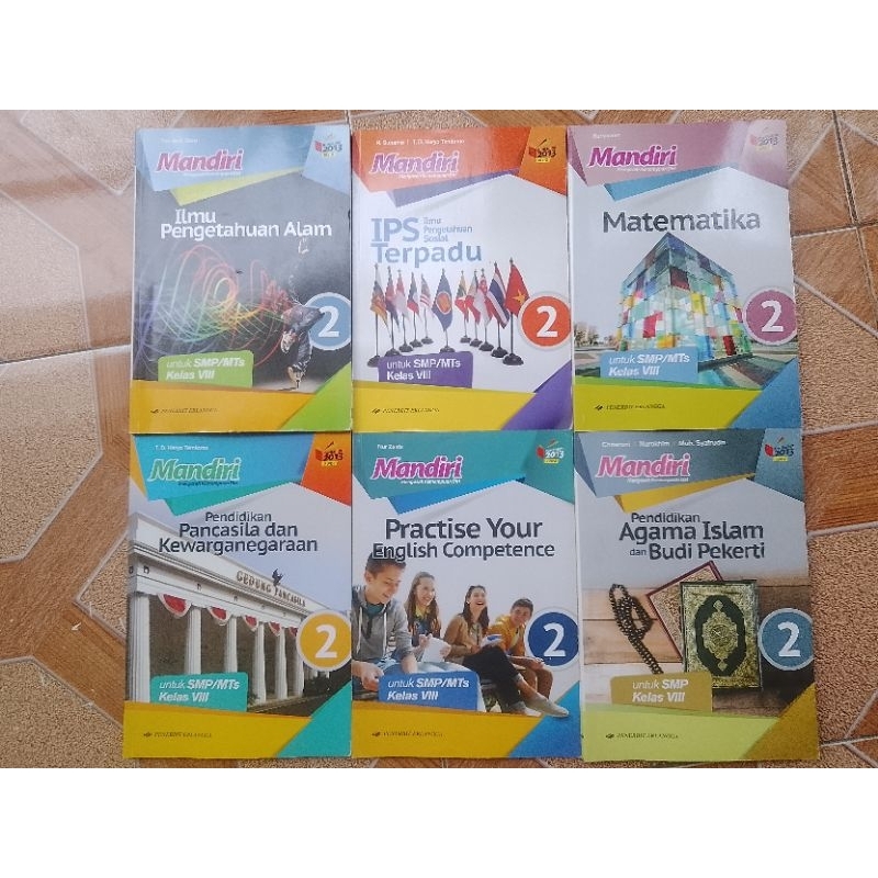 MANDIRI SMP KLS 2 IPA,IPS,MATEMATIKA,PPKN,B INGGRIS,AGAMA ISLAM EDISI REVIS