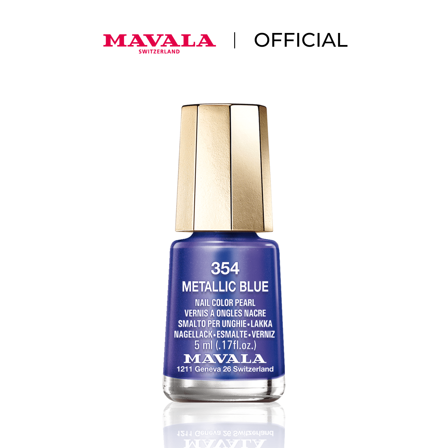 Mavala Nail Polish Metallic Blue No 54