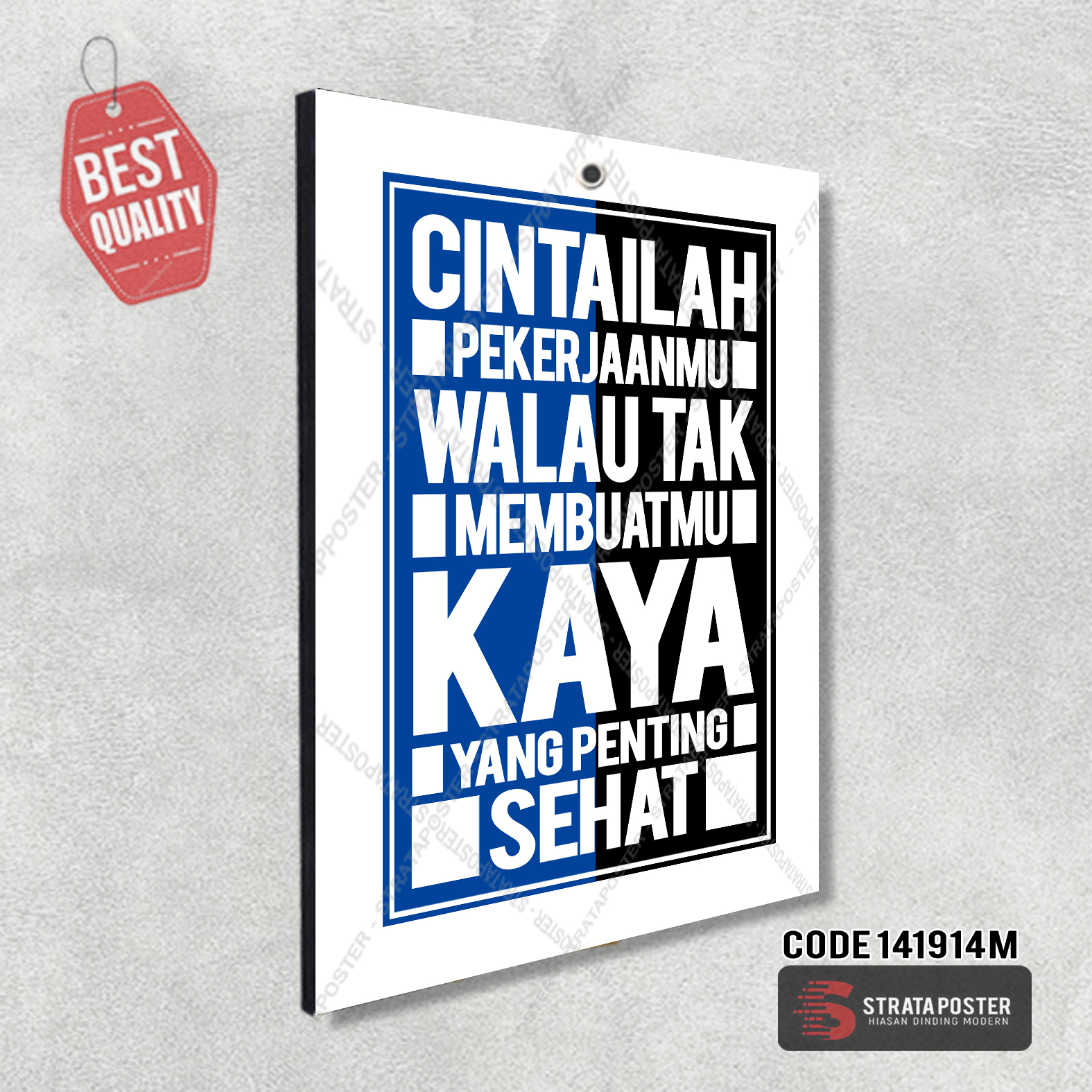 Kata kata motivasi Hiasan dinding Wall decor Poster quotes