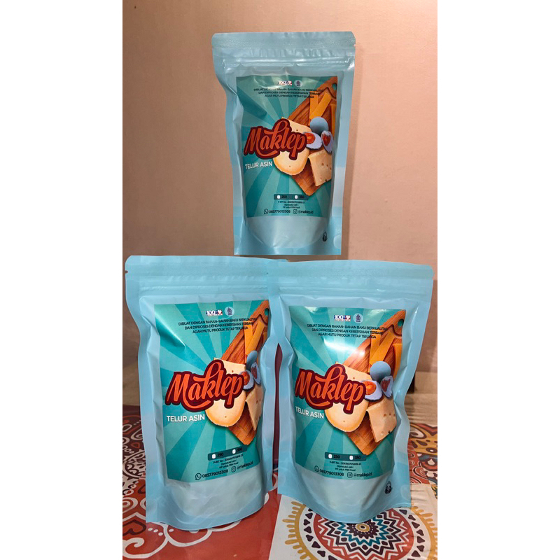 

Maklep Snack Salted Egg Pouch 150 gram