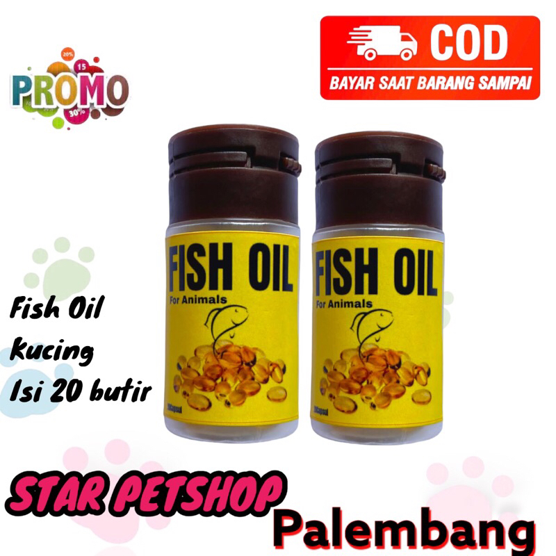 Fish Oil Kucing isi 20 butir murah