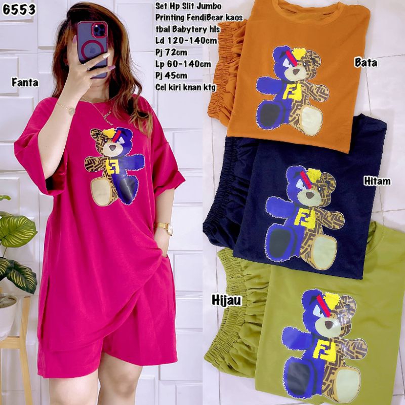 6553 Set Hp Jumbo Slit FendiBear hls