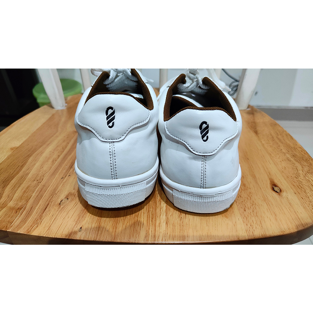 Sneakers Putih Footsteps Fonte Leather Authentic Sepatu Pria