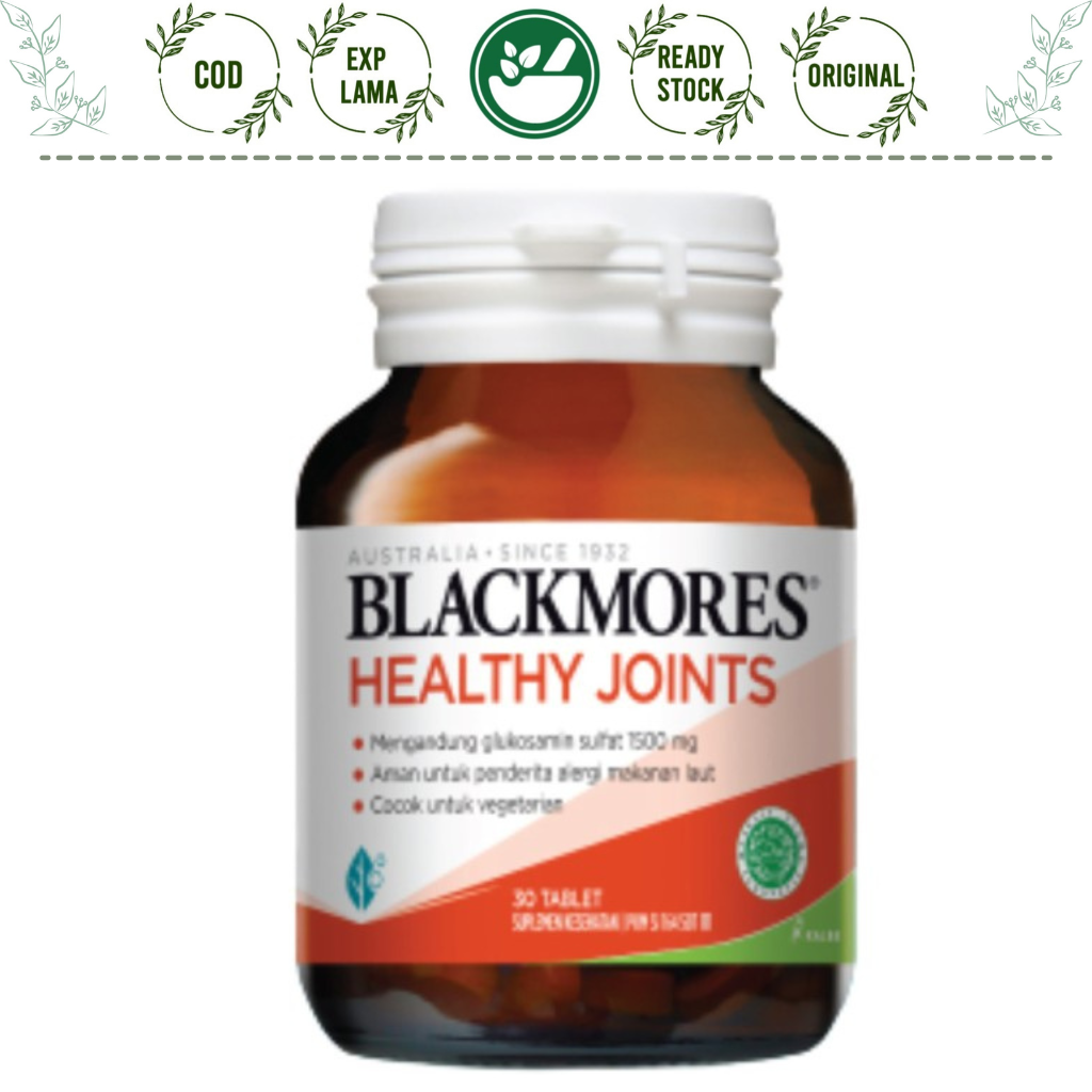 BLACKMORES HEALTHY JOINTS 30TABLET GLUCOSAMINE SULFATE 1500 GLUKOSAMIN HEALTHY JOINT