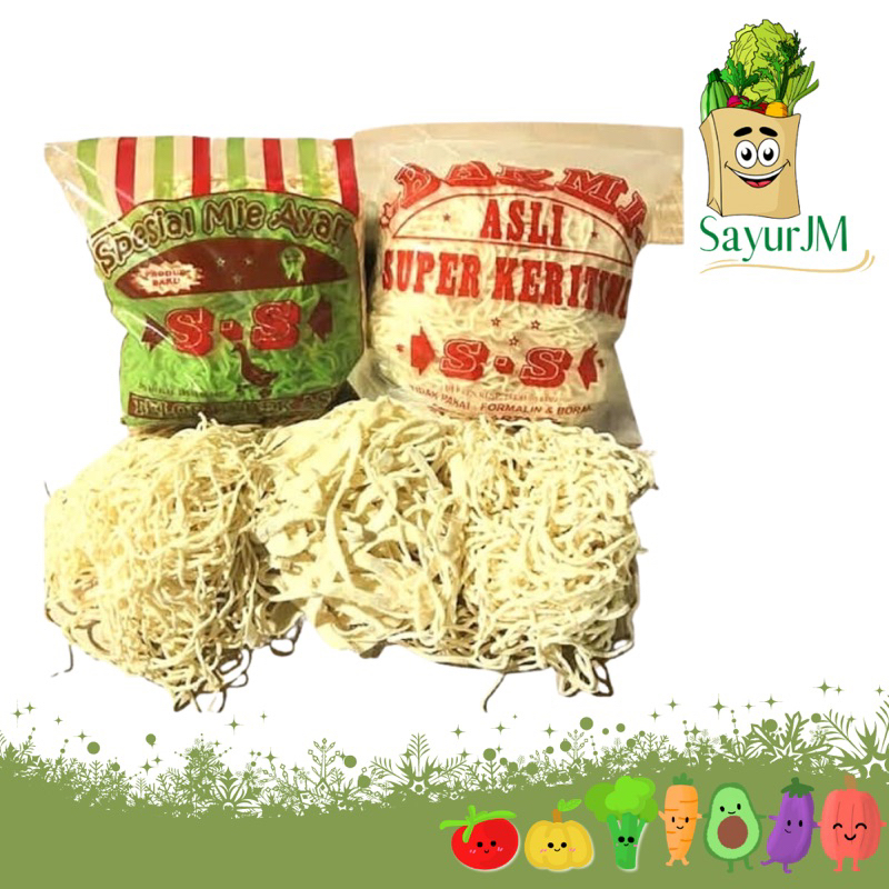 

SayurJM - Mie Ss Spesial Telur Bebek 500gr / Bakmie Ayam / Mie Gede / Mie keriting