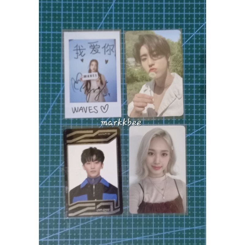 [take all only] wonyoung iz*one izone polaroid wave photocard pc