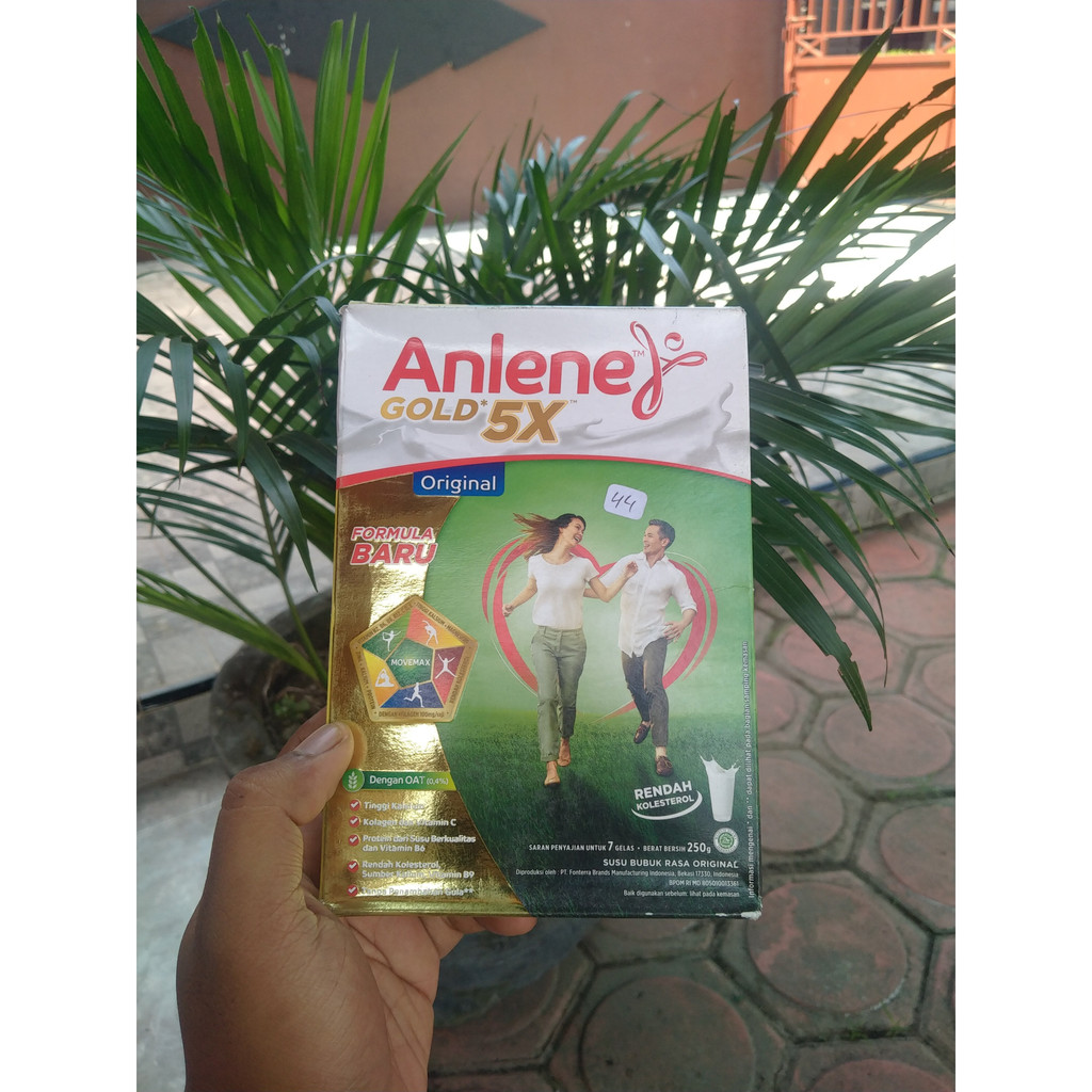 Anlene Gold Formula 5X 240g, Susu Kalsium Tulang Dan Otot