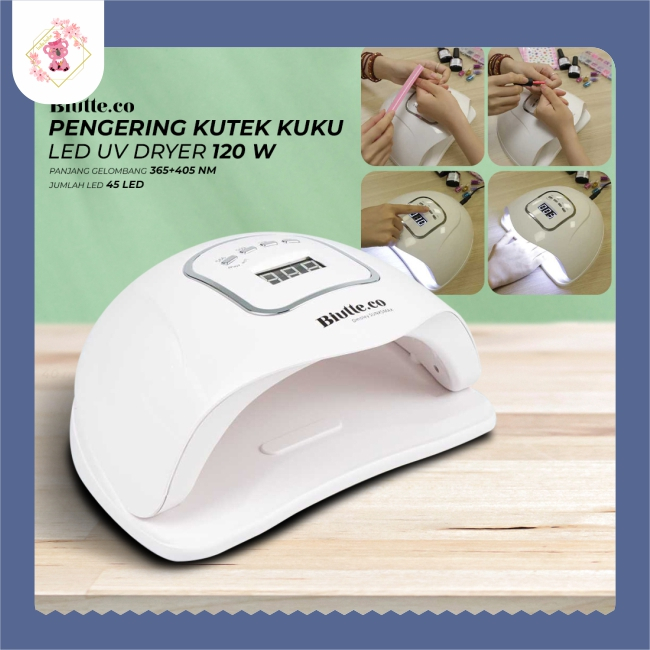 Biutte.co Pengering Kutek Kuku LED UV Dryer 120 W