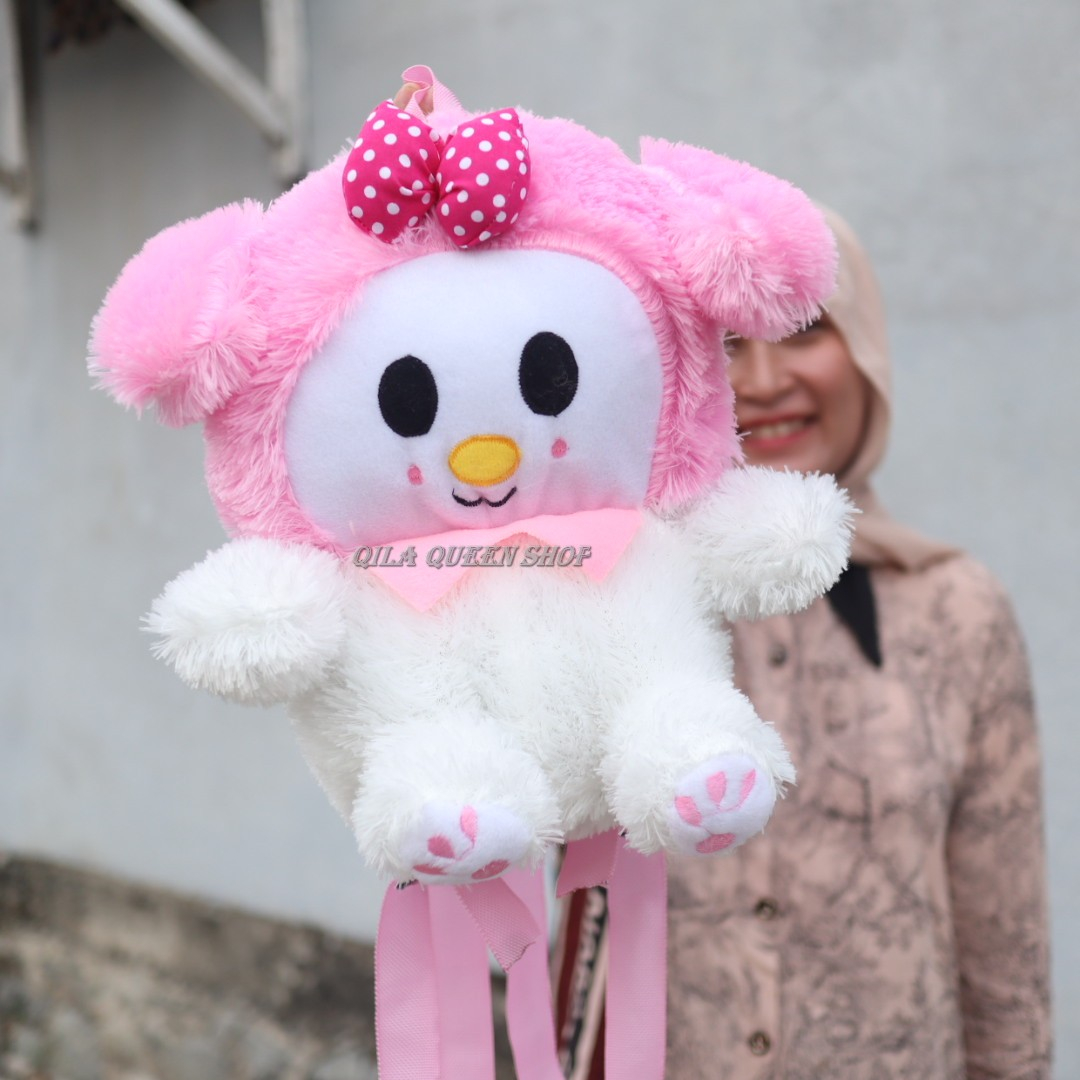 TAS GENDONG MELODY KARAKTER BONEKA, MURAH, LUCU, BAHAN HALUS