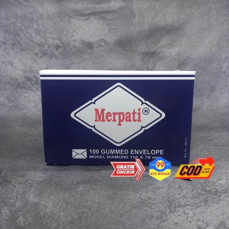 MERPATI - 100pcs Amplop merpati KECIL/amplop diamond 110×70mm/angpau kecil