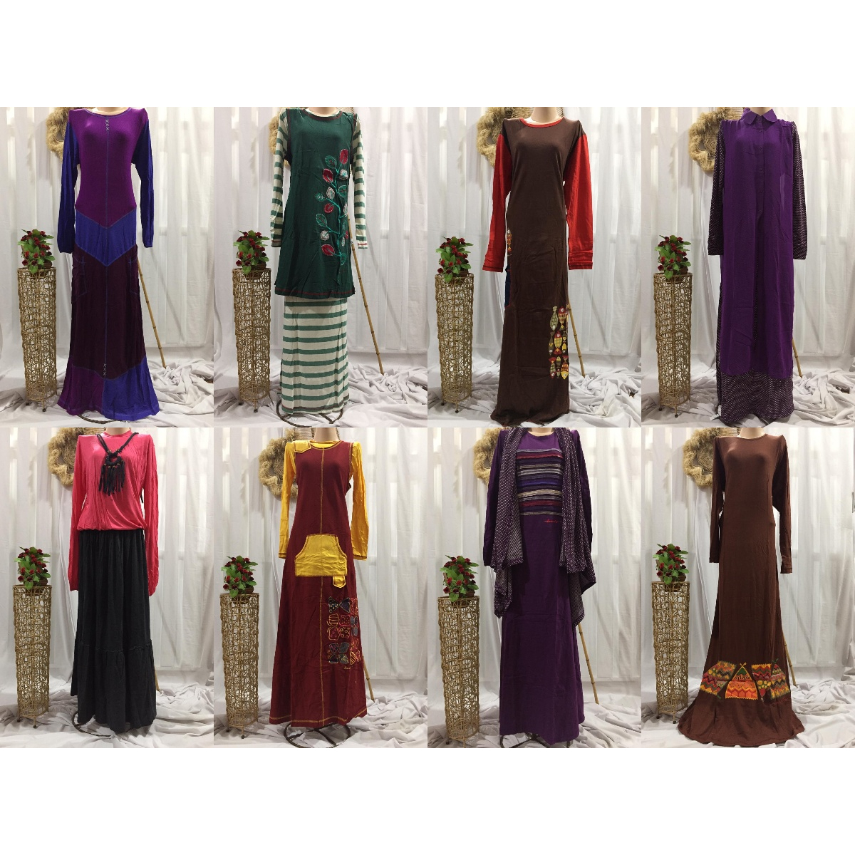 Abaya Kaos Dannis ORI SALE Size XS,S,L,XL,XXL