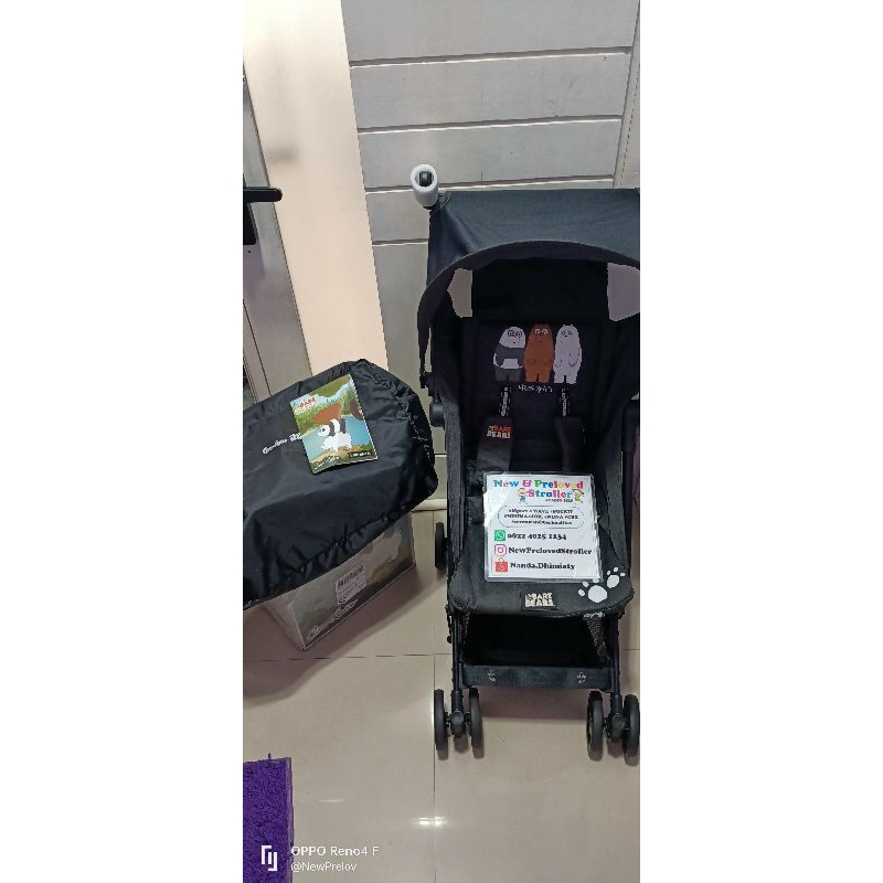 stroller minima bears we bare bears preloved