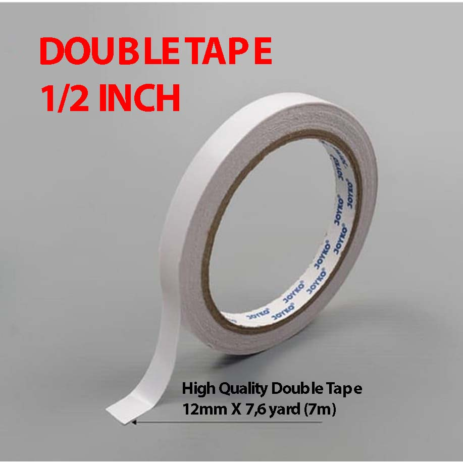 

Double Tape 1/2 " ( setengah Inci) / PEREKAT / LEM