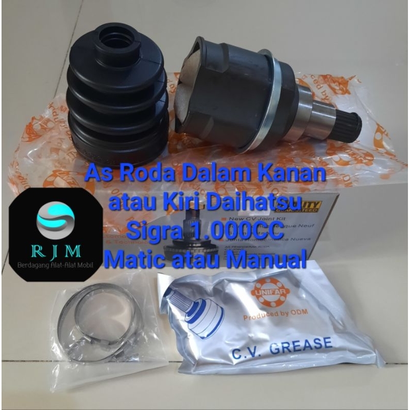 CV Joint Inner atau As Roda Dalam Sigra 1.0 AT/MT Kanan/Kiri Unifar