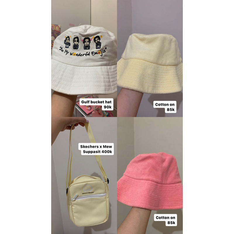 Preloved Skechers Mew Suppasit. Bucket Hat Gulf Kanawut