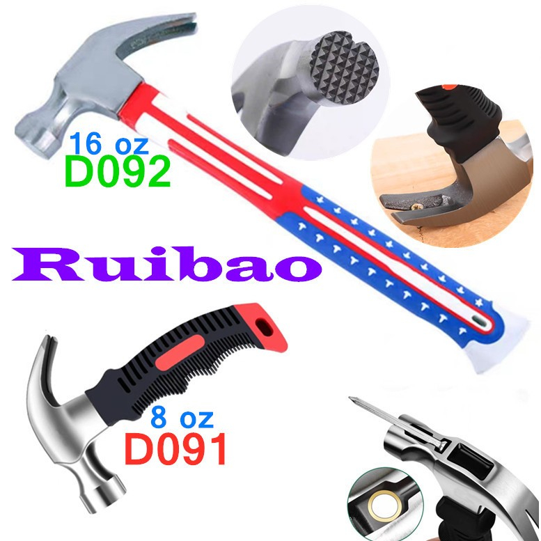 Palu Kambing / Palu Multifungsi Cakar Kambing Magnet Gagang Karet