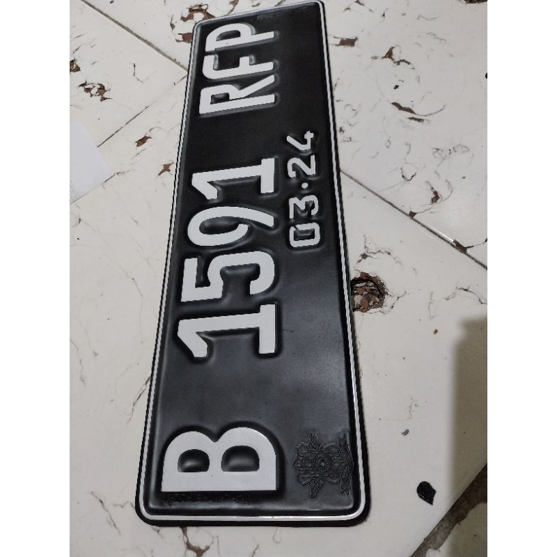 plat nomor mobil EROPA (12 X 52cm) satuan