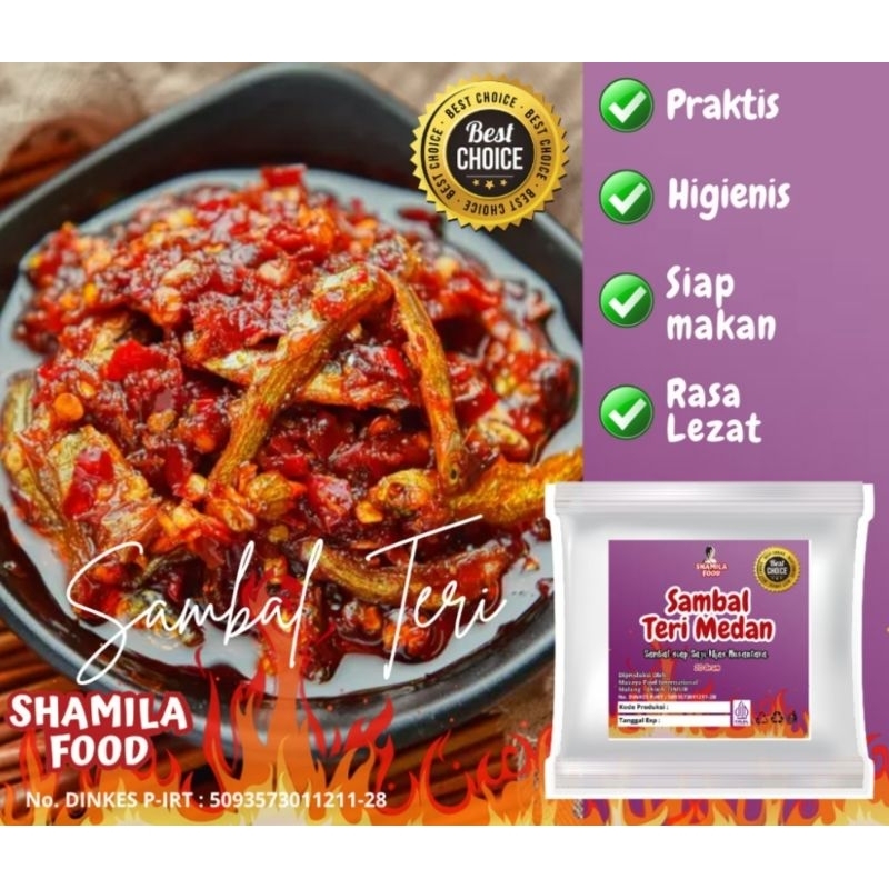 

SAMBAL TERI MEDAN | SAMBAL TERI | SAMBAL SACHET PRAKTIS |