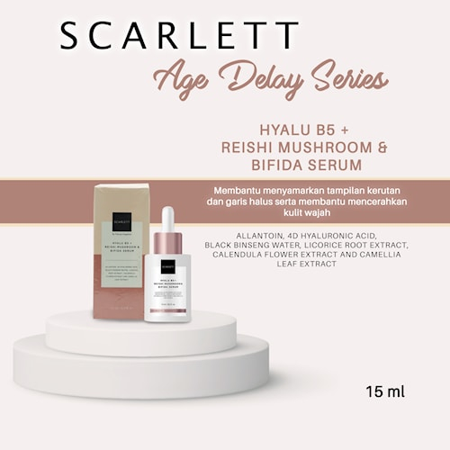 ❤ RATU ❤ Scarlett Whitening Series Age Delay | Cream | Moisturizer | Toner | Cleanser | Serum Wajah | Eye Serum