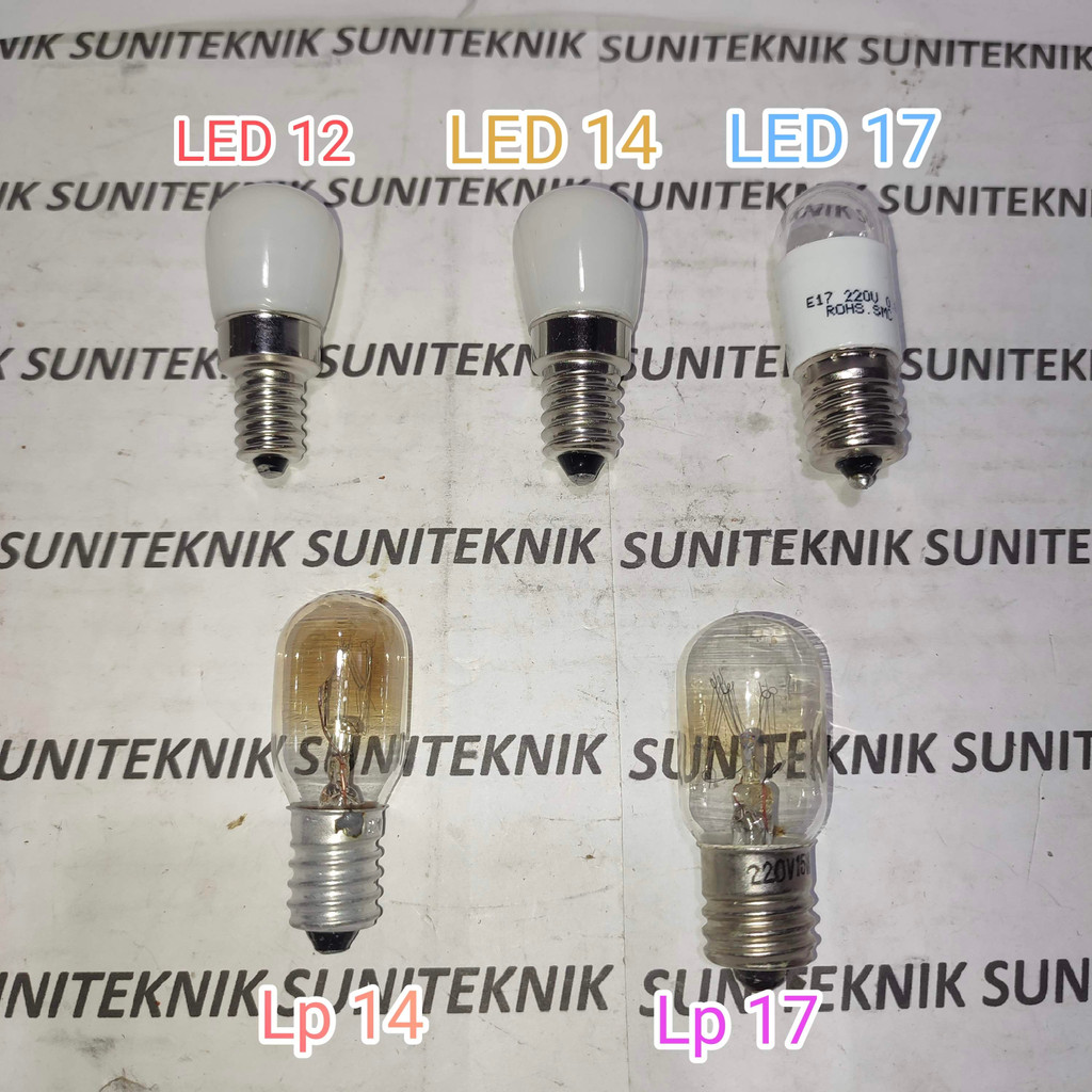 LAMPU KULKAS LED FITTING E12 E14 E17