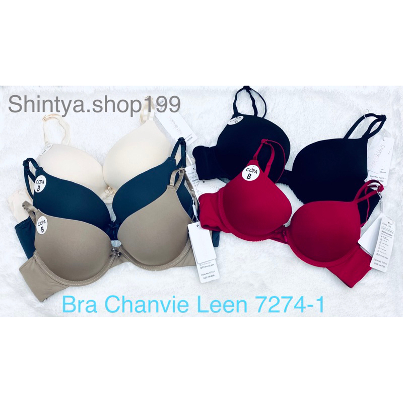 Bh | Bra push up cup B Chanvie Leen 7274-1 pakat kawat &amp; busa Sedang