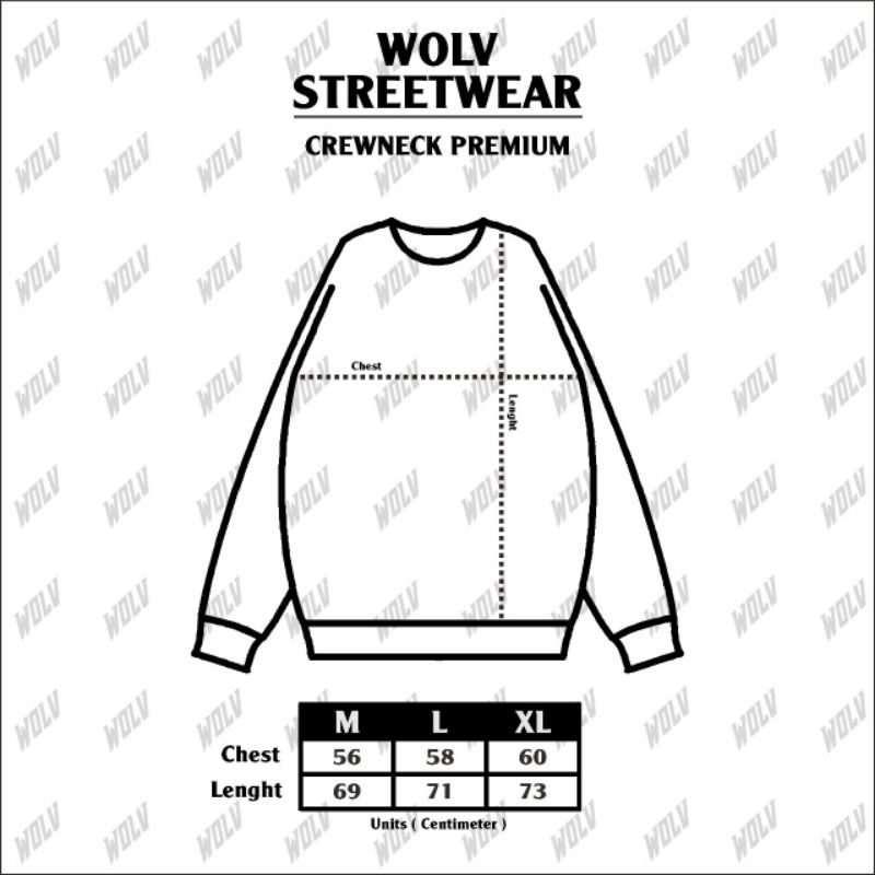 SWEATER HOODIE CREWNECK WOLVPACK WORLDWIDE