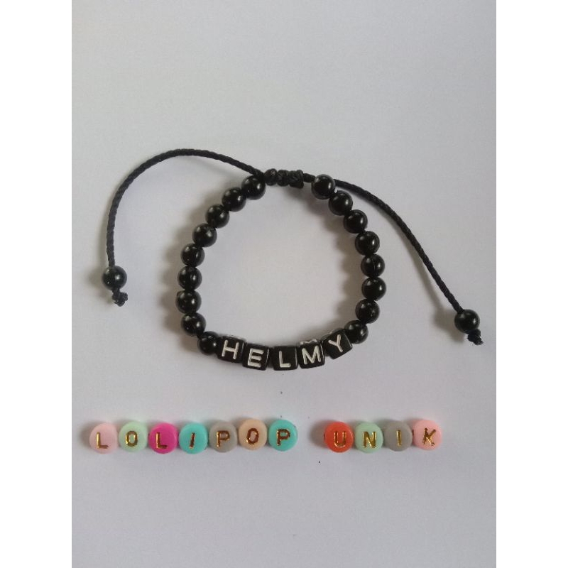 gelang nama / gelang couple