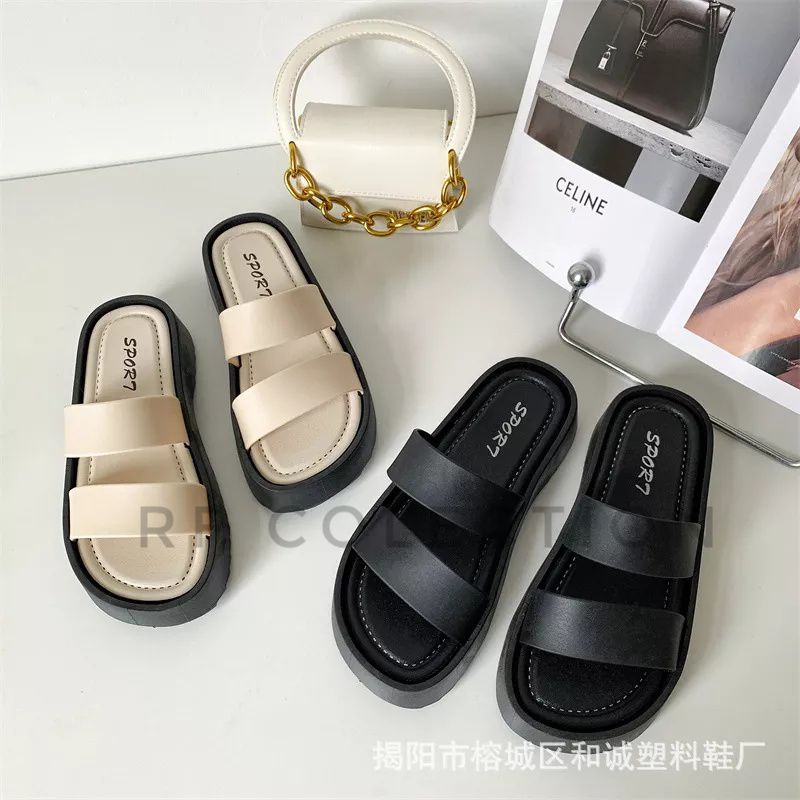 Sandal Jelly Wanita Sandal Selop Wanita Terbaru Sandal Wanita Kekinian Ban 2 Sandal Wedges Wanita Import Sandal Perempuan Terbaru