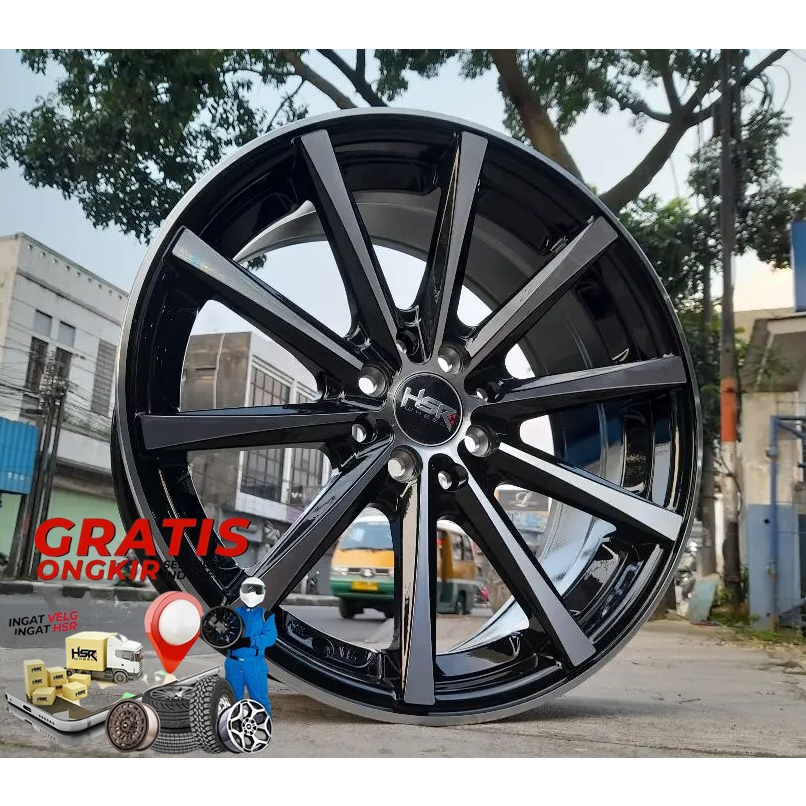 VELG RING 17 HSR HUSTLER R17X75/9 VELG MOBIL LIVINA.MOBILIO.JAZZ.YARIS toko velg jogja
