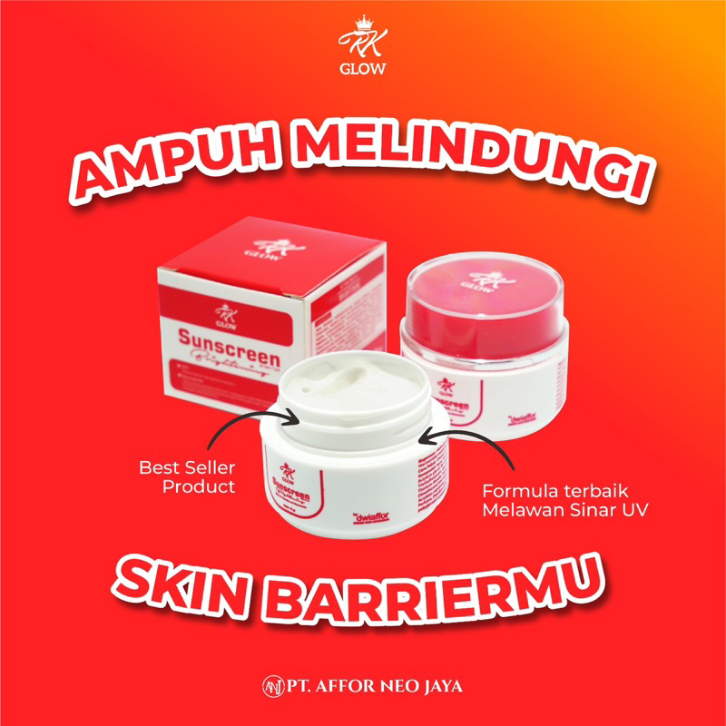 SUNSCREEN RK GLOW BY ANJ / RK GLOW SUNSCREEN BRIGHTENING